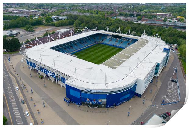 The King Power Stadium Print by Apollo Aerial Photography