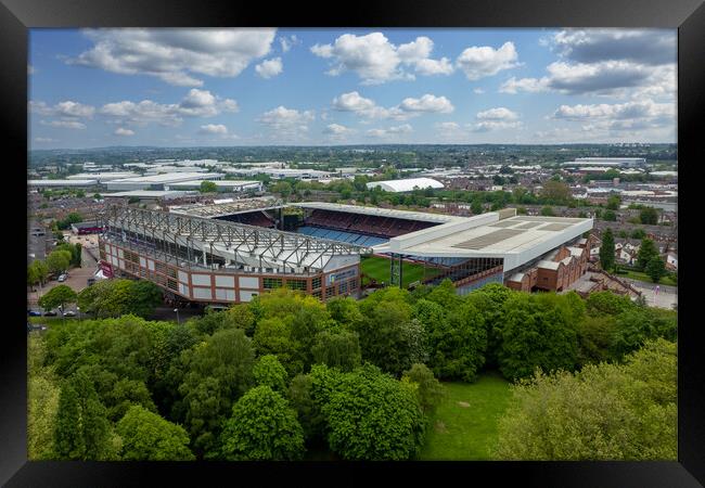 Villa Park Aston Villa FC Framed Print by Apollo Aerial Photography