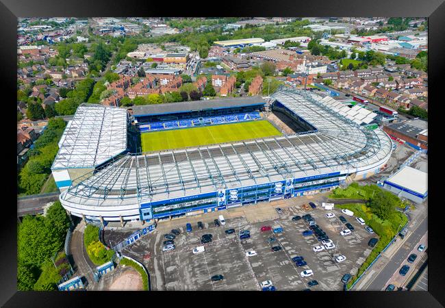 St Andrews Birmingham City FC Framed Print by Apollo Aerial Photography