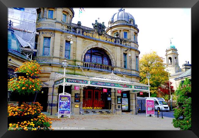 Majestic Buxton Opera House: A Cultural Haven Framed Print by john hill
