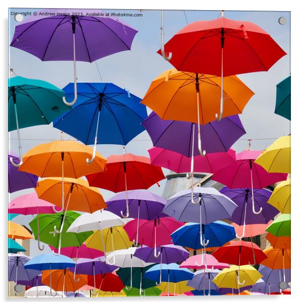 The Enigmatic Umbrella Acrylic by Andrew Heaps