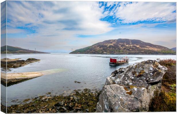 Escape to Armadale: Scottish Serenity Canvas Print by Steve Smith