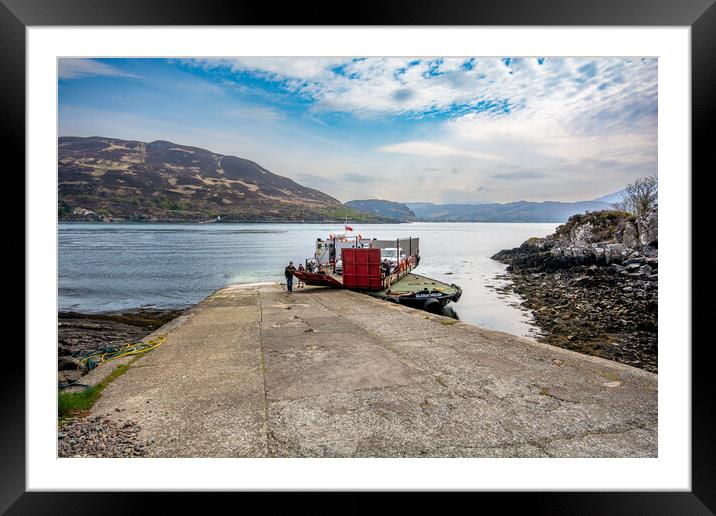 Armadale: A Tranquil Skye Destination Framed Mounted Print by Steve Smith