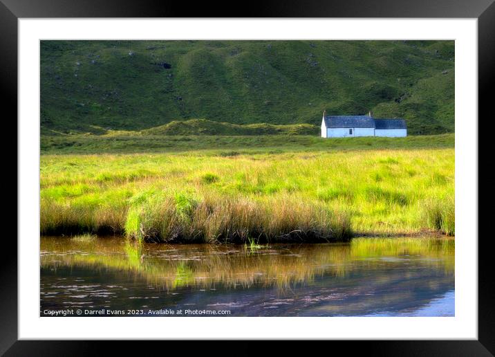 Ling Hut Framed Mounted Print by Darrell Evans