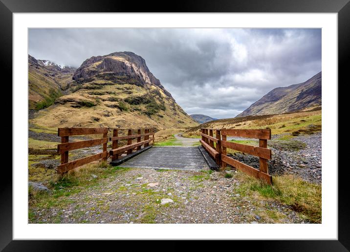 Conquering the Peaks of Glencoe's Three Sisters Framed Mounted Print by Steve Smith