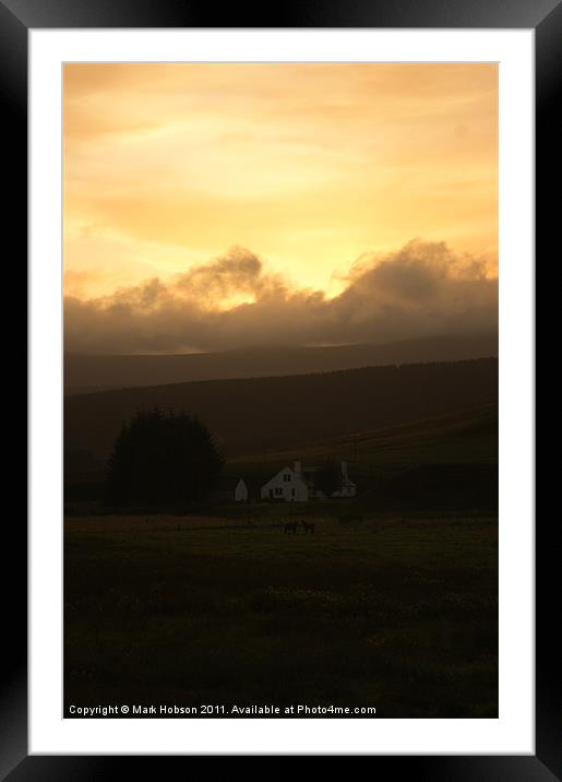 As Dawn Breaks Framed Mounted Print by Mark Hobson