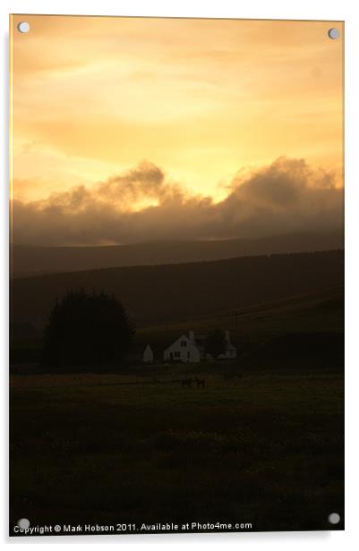 As Dawn Breaks Acrylic by Mark Hobson