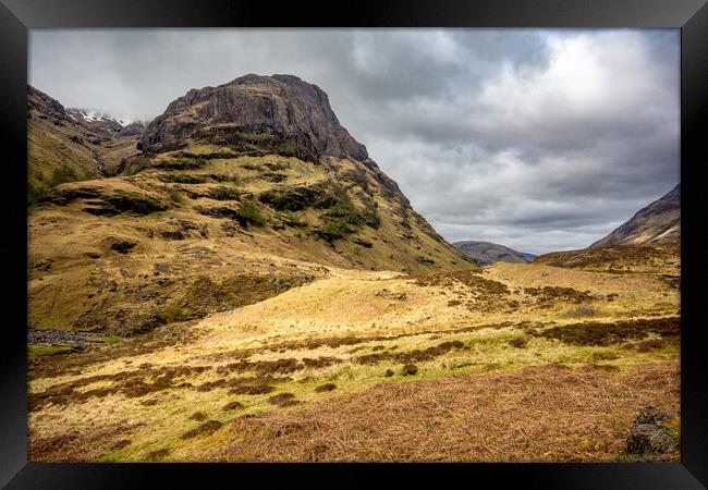 Conquering the Peaks of Glencoe's Three Sisters Framed Print by Steve Smith