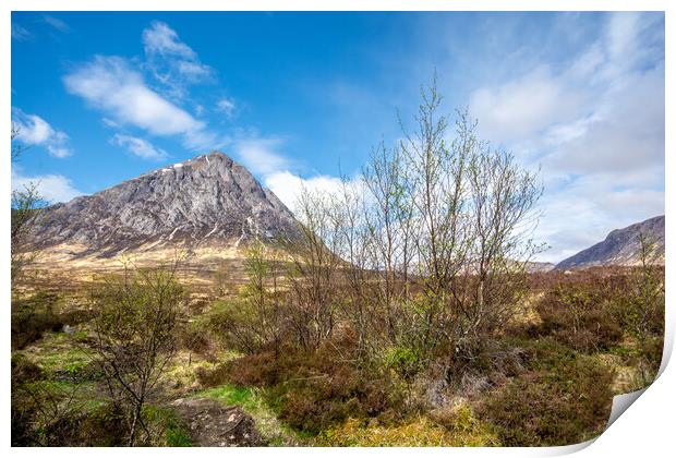 Capturing the Beauty of Scotland's Buachaille Etive Mor Print by Steve Smith