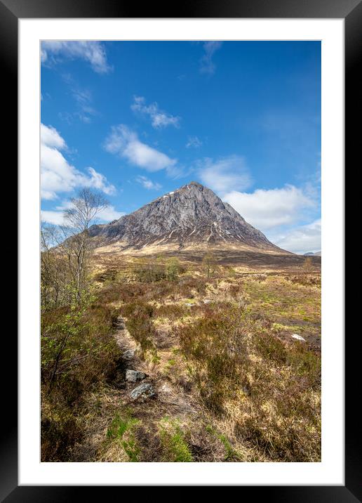 Capturing the Beauty of Scotland's Buachaille Etive Mor Framed Mounted Print by Steve Smith