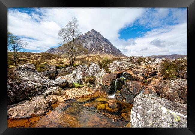 Capturing the Beauty of Scotland's Buachaille Etive Mor Framed Print by Steve Smith