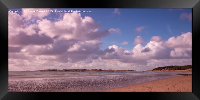 Newborough Beach, Anglesey Framed Print by Derek Daniel