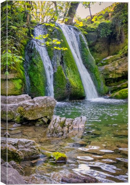 Janet's Foss: Springtime in Malham Canvas Print by Tim Hill
