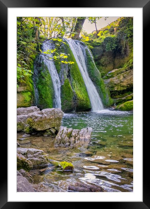 Janet's Foss: Springtime in Malham Framed Mounted Print by Tim Hill