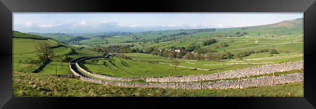 Malham Panorama: Iconic Yorkshire Dales Scene Framed Print by Tim Hill