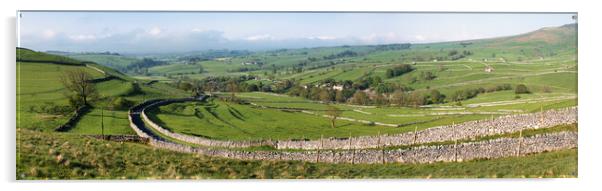 Malham Panorama: Iconic Yorkshire Dales Scene Acrylic by Tim Hill