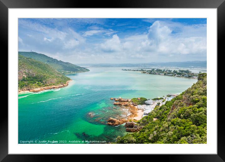 Knysna Lagoon, South Africa Framed Mounted Print by Justin Foulkes