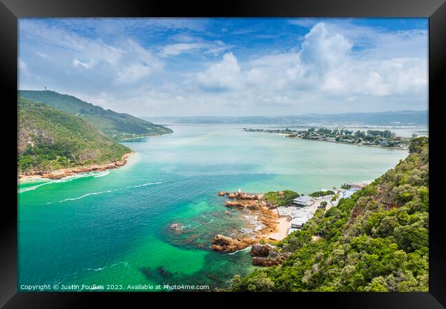 Knysna Lagoon, South Africa Framed Print by Justin Foulkes