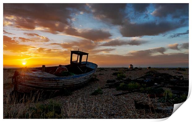 Dungeness Sunrise Print by Tom Lloyd