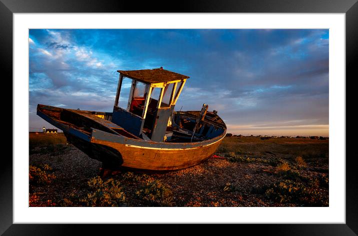 High & Dry Framed Mounted Print by Tom Lloyd