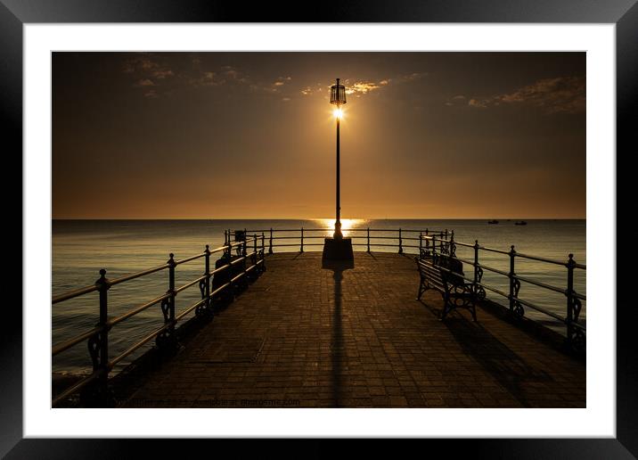 Banjo Jetty in Swanage Framed Mounted Print by Ian Middleton