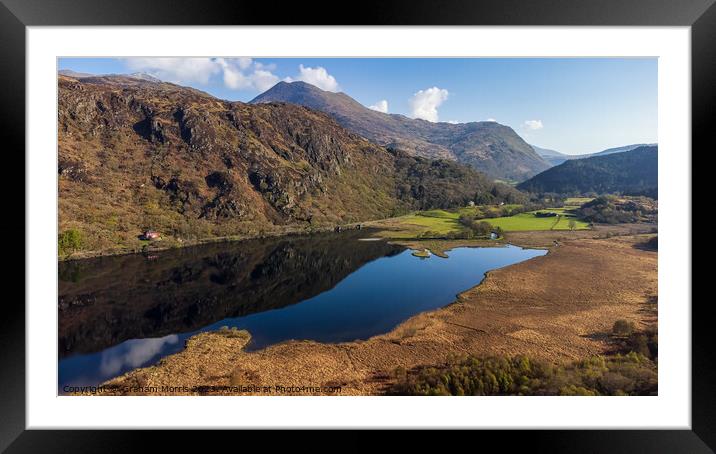 Outdoor mountain Snowdonia Framed Mounted Print by Graham Morris