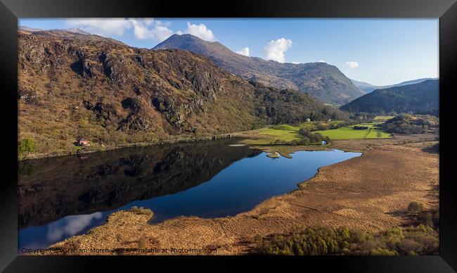 Outdoor mountain Snowdonia Framed Print by Graham Morris