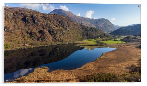 Outdoor mountain Snowdonia Acrylic by Graham Morris