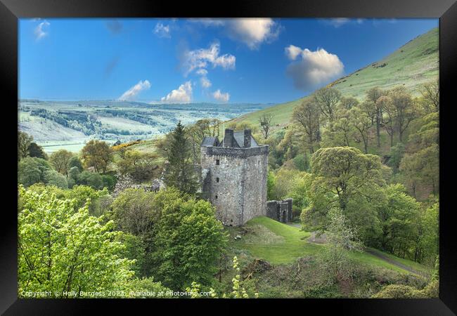 Castle Campbell Medieval Castle in Dollar Scotland Framed Print by Holly Burgess