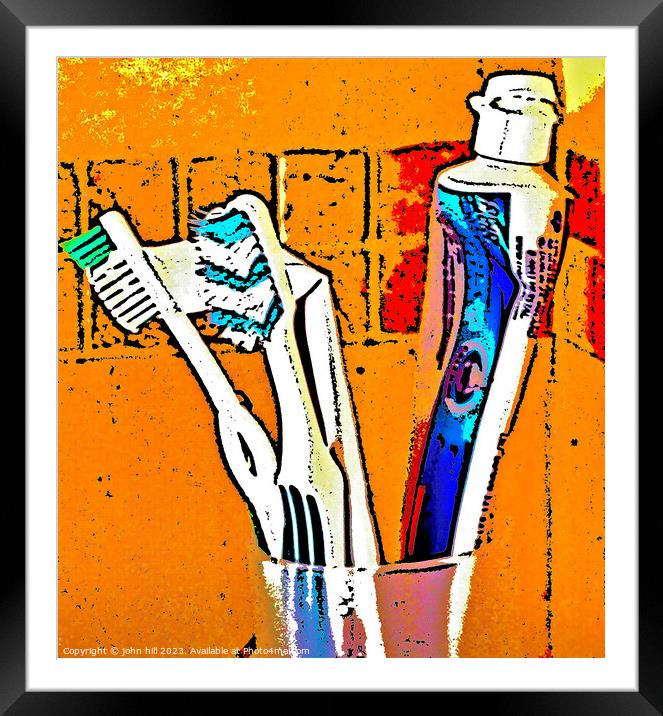 Cleanse Your Senses Framed Mounted Print by john hill