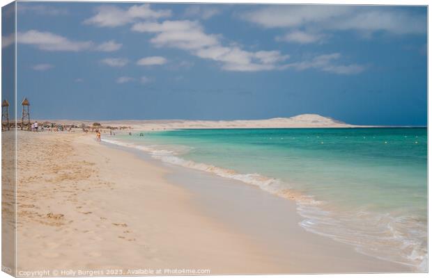 Unspoiled African Paradise: Boa Vista Revealed Canvas Print by Holly Burgess