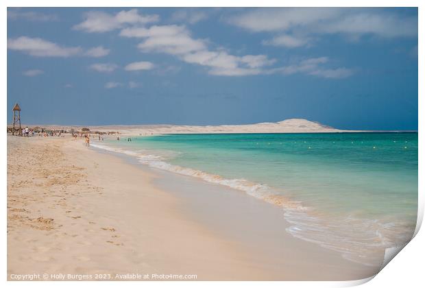 Unspoiled African Paradise: Boa Vista Revealed Print by Holly Burgess