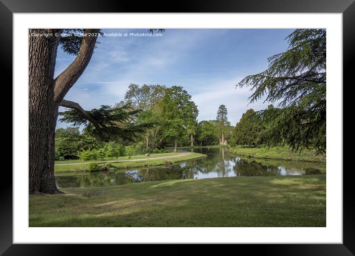 Surrey gardens in Cobham UK Framed Mounted Print by Kevin White