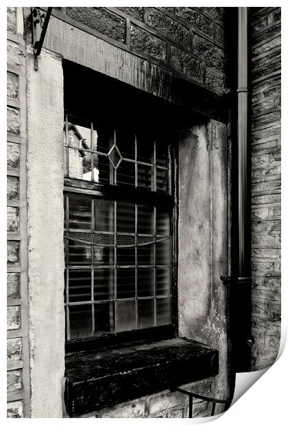 Black Window Print by Glen Allen
