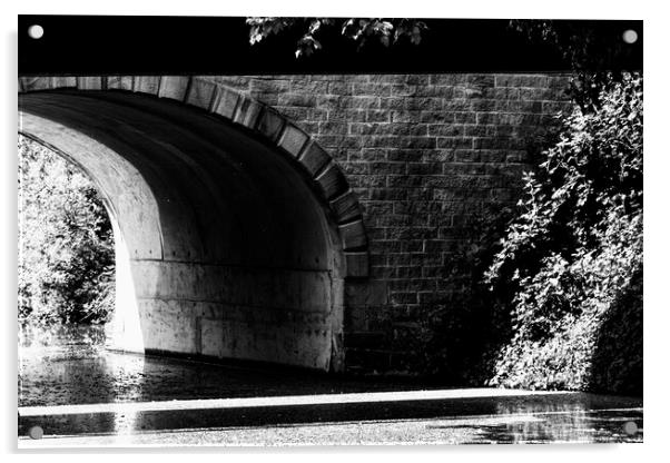 Bridge 16 Crowther - Cromwell Bottom Elland  Acrylic by Glen Allen