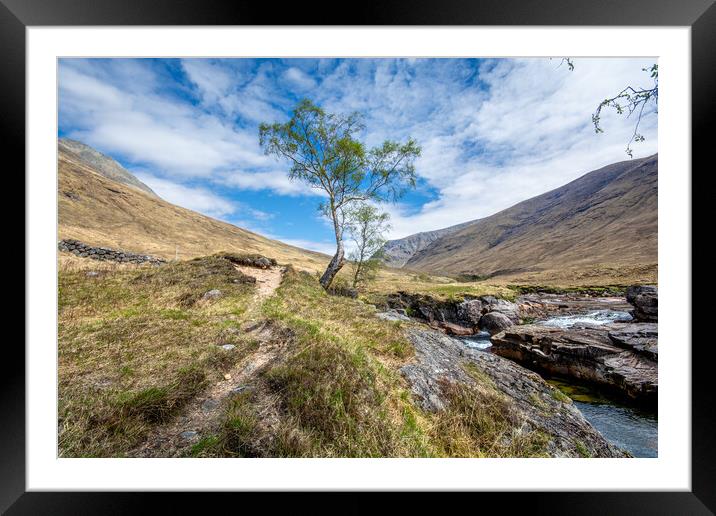 Scottish Wilderness: Glen Etive Adventure Framed Mounted Print by Steve Smith