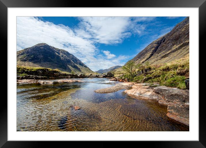 Glen Etive: Adventures in Nature Framed Mounted Print by Steve Smith
