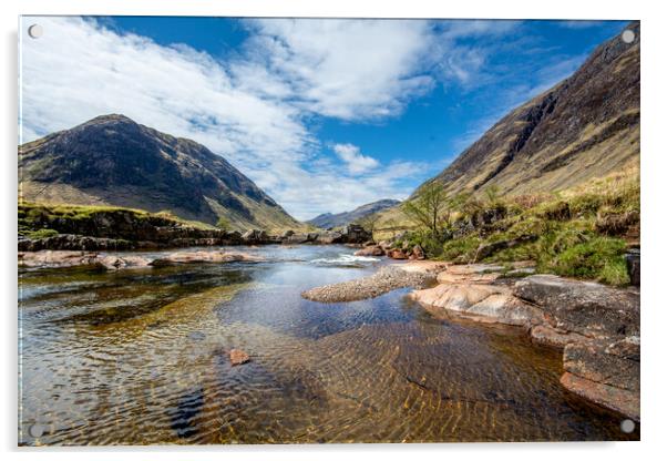 Glen Etive: Adventures in Nature Acrylic by Steve Smith