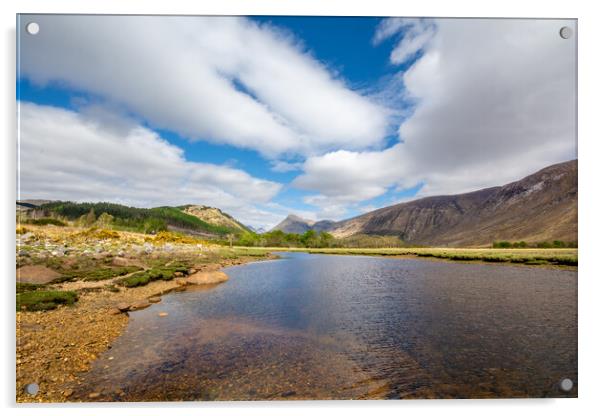 Loch Etive: Majestic Highland Beauty Acrylic by Steve Smith