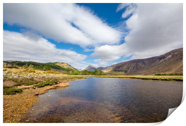 Loch Etive: Majestic Highland Beauty Print by Steve Smith