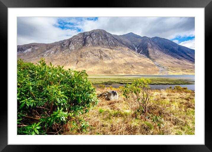 Nature's Serenity at Loch Etive Framed Mounted Print by Steve Smith