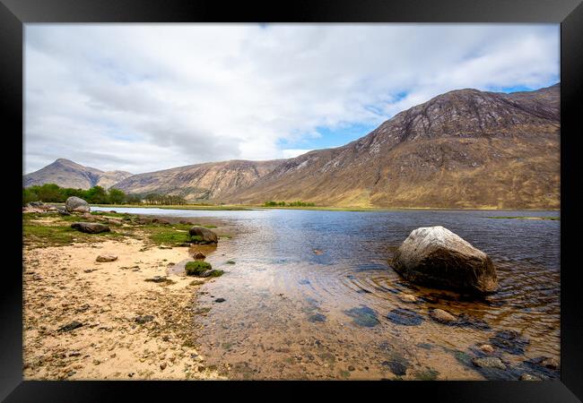 Discovering Loch Etive's Untouched Beauty Framed Print by Steve Smith