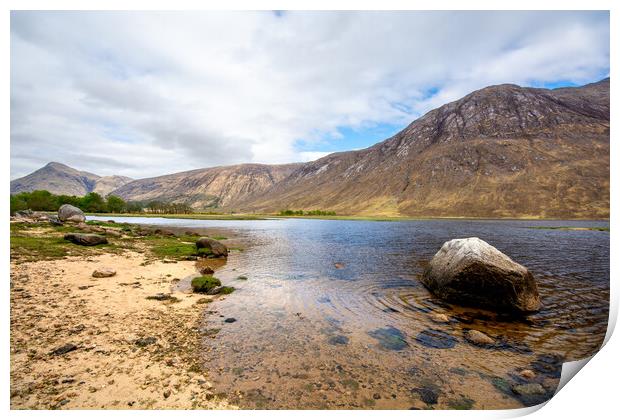 Discovering Loch Etive's Untouched Beauty Print by Steve Smith