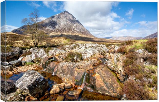 The Majestic Buachaille Etive Mor Canvas Print by Steve Smith