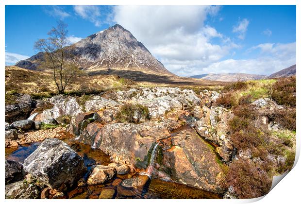 The Majestic Buachaille Etive Mor Print by Steve Smith