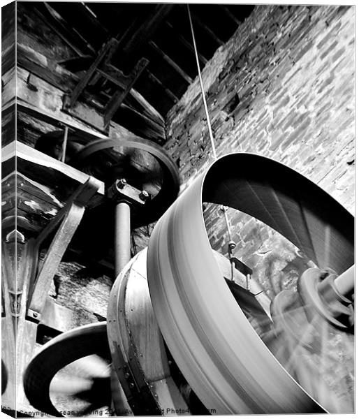 The wheels of industry Canvas Print by Sean Wareing