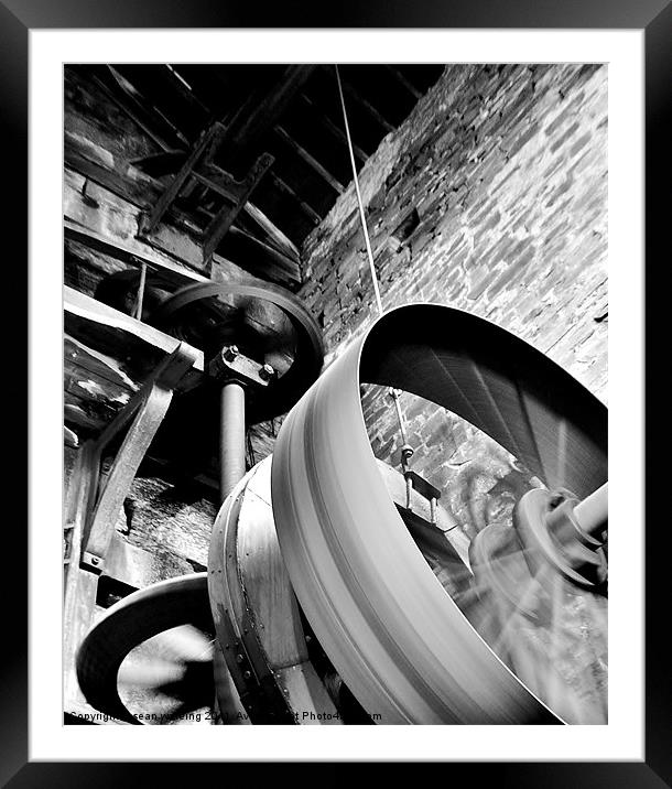 The wheels of industry Framed Mounted Print by Sean Wareing