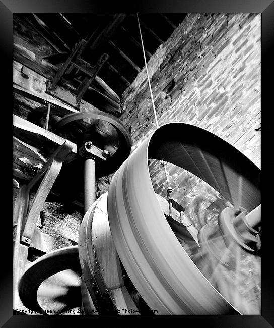 The wheels of industry Framed Print by Sean Wareing