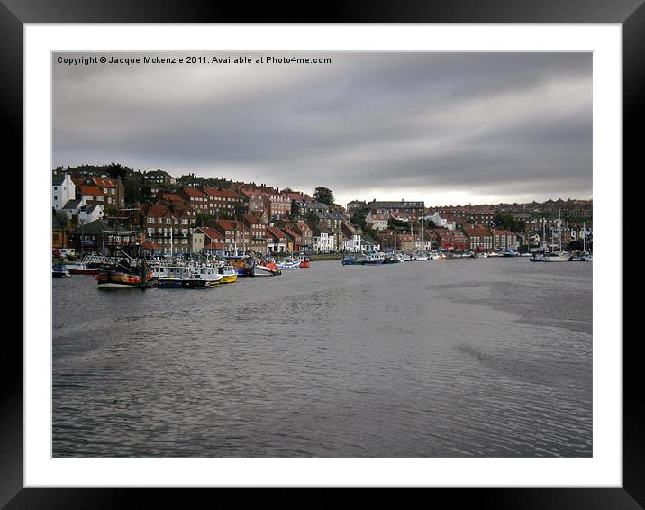 WHITBY IN NOVEMBER Framed Mounted Print by Jacque Mckenzie