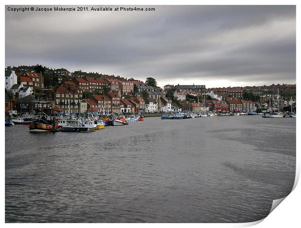 WHITBY IN NOVEMBER Print by Jacque Mckenzie